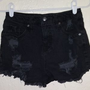 *CLEARANCE* Fable Distressed Shorts